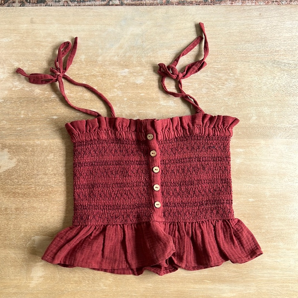 Cropped tube top